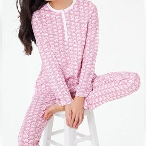 Roller Rabbit Pink Hathi Pajamas